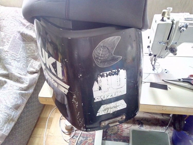 Неопреновый чехол - пыльник колпака (капота) лодочного мотора Suzuki DF 40 (до 2014 года)