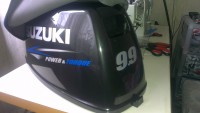 Неопреновый чехол - пыльник колпака (капота) лодочного мотора Suzuki DT9.9-15
