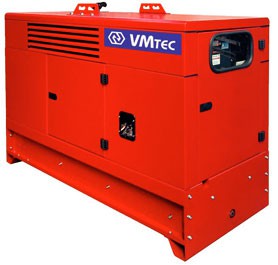 Стационарная дизельная трехфазная генераторная установка VMTEC SPLW 24 TE I (в шумозащитном кожухе)