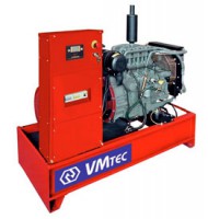 Стационарная дизельная трехфазная генераторная установка VMTEC PWV 180
