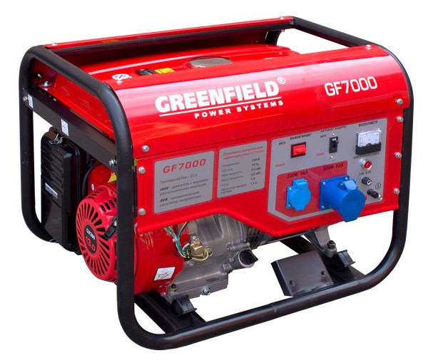 Бензиновый генератор GREEN-FIELD GF 7000 ( LT 7000)