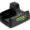 Быстрое зарядное устройство для двух аккумуляторов Greenworks G60DC10, 60V, 10А