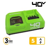 Быстрое зарядное устройство Greenworks G40UC5, 40V, 5А