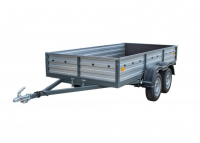 Автоприцеп СЛАВИЧ 355Д крашенный серый рессороная подвеска, две оси