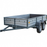 Автоприцеп СЛАВИЧ 325Д крашенный серый рессороная подвеска, две оси