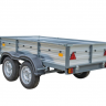 Купить автоприцеп СЛАВИЧ 253Д 2460х1220х400 крашенный серый рессороная подвеска, две оси 