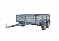 Автоприцеп СЛАВИЧ 255Д 2460х1500х400 крашенный серый рессороная подвеска, две оси