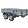 Купить Автоприцеп СЛАВИЧ 255Д 2460х1500х400 крашенный серый рессороная подвеска, две оси