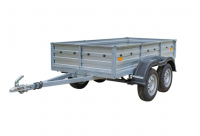 Автоприцеп РУСИЧ 253Д 2460х1220х400 оцинкованный рессорная подвеска, две оси