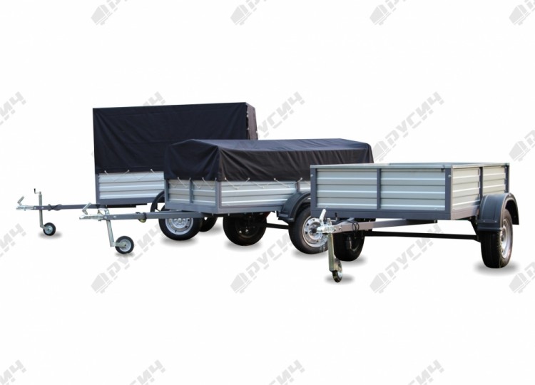 Тент с каркасом для прицепа "СЛАВИЧ \ РУСИЧ 223"