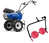 Мотоблок MasterYard QJ V2 65L TWK+ с косилкой роторной навесной Pubert Quattro