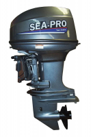 2х-тактный лодочный мотор Sea-Pro T 40JWS румпельный, электростартер