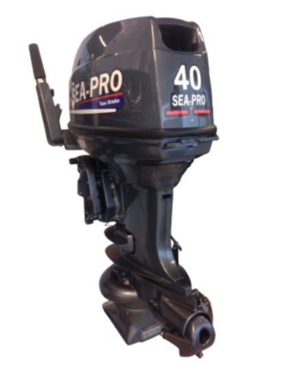 2х-тактный лодочный мотор Sea-Pro T 40JWS румпельный, электростартер