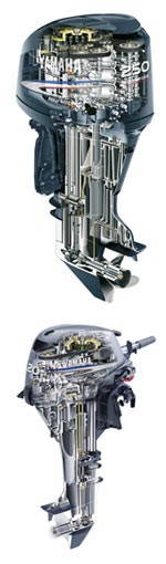 Технология 4-тактного мотора Yamaha – отличие номер один!
