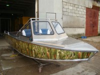 Алюминиевый катер Fishline 500 (капотный)