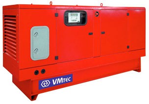 Стационарная дизельная трехфазная генераторная установка VMTEC PWV 400 I (в шумозащитном кожухе)