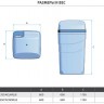 Габаритные размеры. Компактная установка (станция водоснабжения) Aquabox 350 Tecnoplus