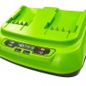 Купить G40UC8, 40V, 8А, быстрое зарядное устройство для 2-х аккумуляторов Greenworks