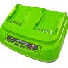 Купить G40UC8, 40V, 8А, быстрое зарядное устройство для 2-х аккумуляторов Greenworks