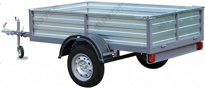 Прицеп "СЛАВИЧ 203У" крашеный (2000х1230х300мм) для перевозки грузов