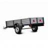 Купить автоприцеп LAKER Heavy Duty Light 400/рессора, профлист, откидной, черный ш 1,3 м/д 2,5м для перевозки грузов