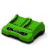 Зарядное устройство Greenworks G24X2UC2 для 2-х АКБ, 24V, 2А