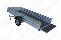 Прицеп "РУСИЧ 305" цинк (3000х1500х400) для перевозки грузов и техники