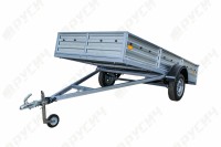 Прицеп "СЛАВИЧ 305" крашеный (3000х1500х40мм) для перевозки грузов и техники