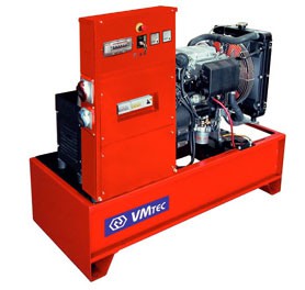 Стационарная дизельная трехфазная генераторная установка VMTEC SPLW 12 TE